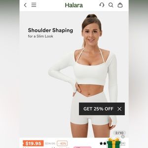 Halara Tops and Skort bundle